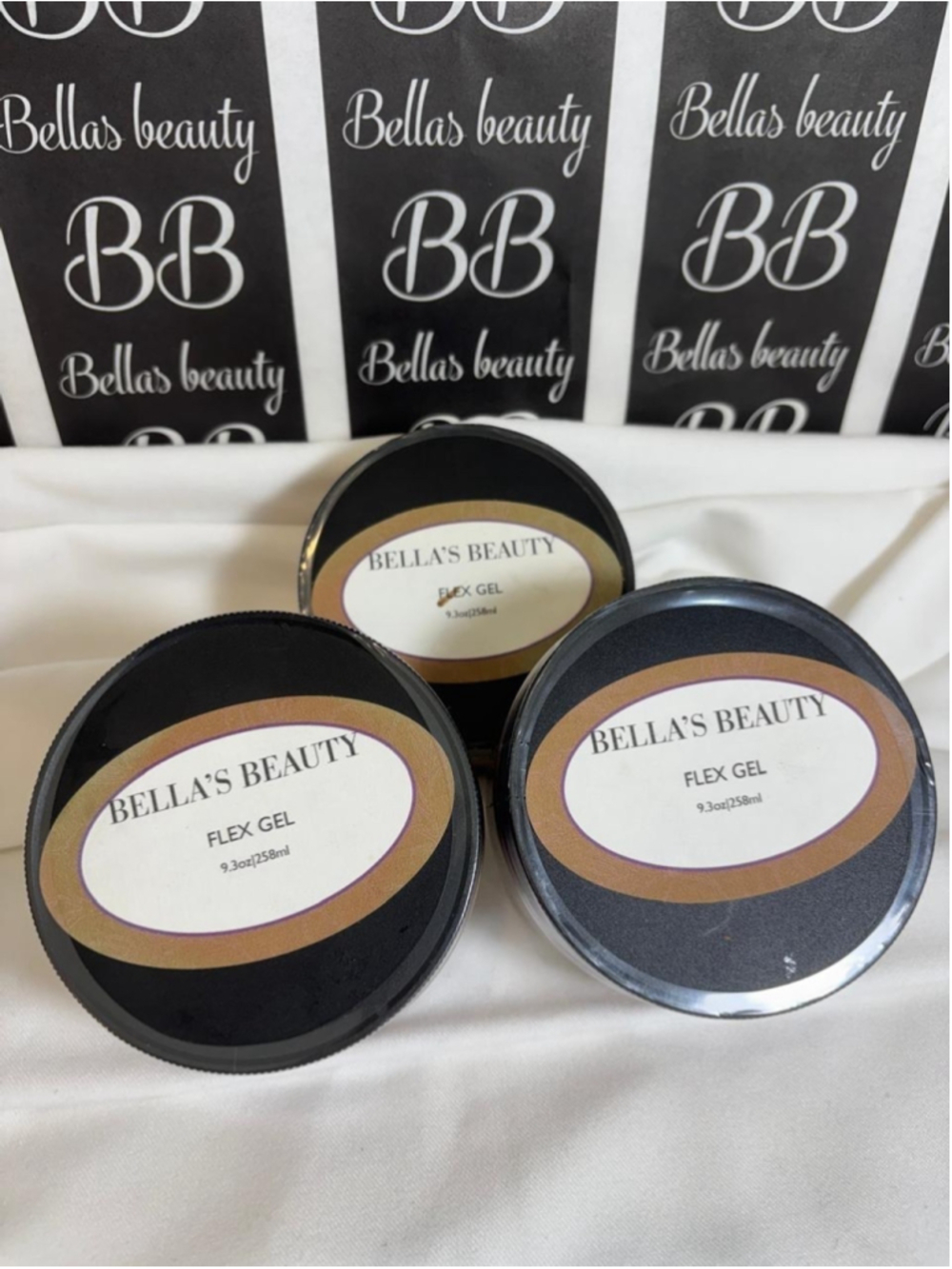 3 Flex Curl Gel 9.3oz Vegan Natural Cruelty Free Bellas Beauty #V46P x6